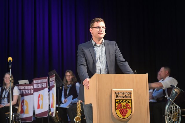 Der Vorsitzende der Bürgermeistervereinigung des Hohenlohekreises BM Michael Foss aus Forchtenberg 